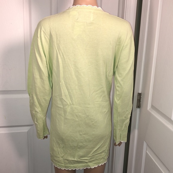 Storybook Knits Green Cardigan. NWT. M - Picture 8 of 13